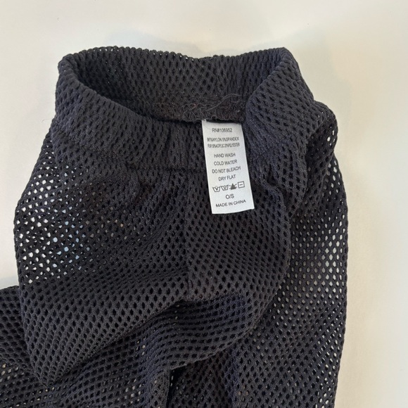 NWOT! RAVE FESTIVAL BLACK & FISHNET BOOT LEG COVERS - Picture 3 of 5